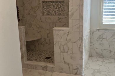 Bathroom - modern bathroom idea in Atlanta