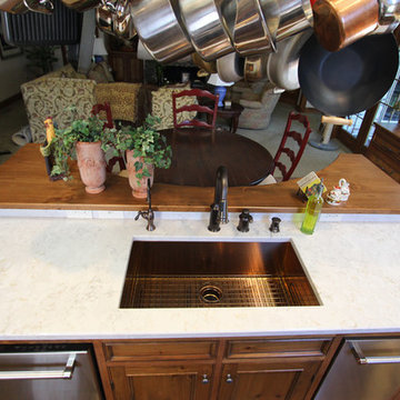 Silestone Countertops on Existing Kitchen Cabinets ~ Akron, OH