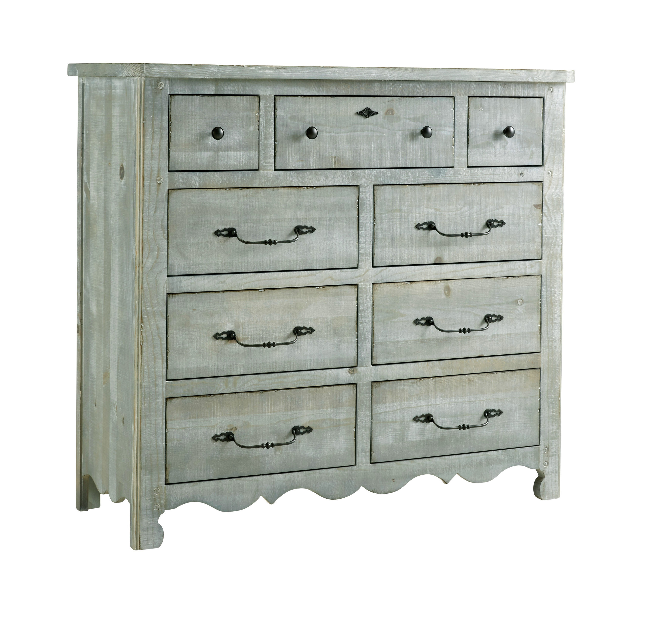 Drawer Dresser in Distressed Mint