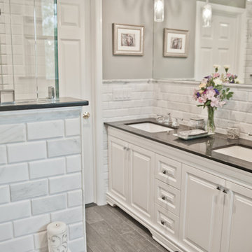 Tranquil Glamour NJ Bathroom Remodel