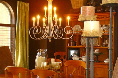 Dining room - eclectic dining room idea in Phoenix