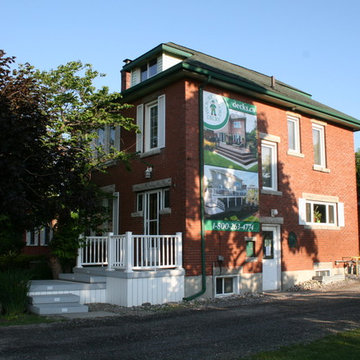 This is the Hamilton Ontario Head Office indoor and outdoor showroom.