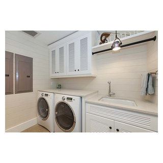 Waterfront Retreat - Beach Style - Laundry Room - Seattle - by ...