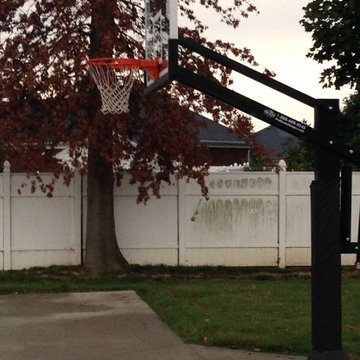 Dale C's Pro Dunk Platinum Basketball System on a 50x28 in Louisville, KY