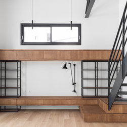 Restructuration maison Paris 15 - 本棚