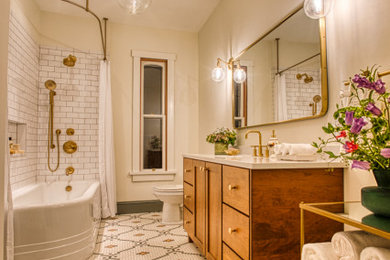 Inspiration for a timeless bathroom remodel in Other