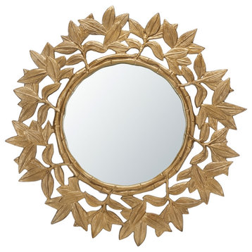 Safavieh Nivaria Mirror Antique Brass