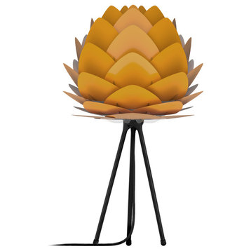 Aluvia Table Lamp, Saffron/Black