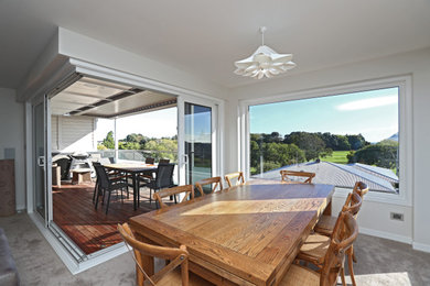 Trendy dining room photo in Hamilton