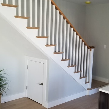 New Modern Staircase Construction in Somerville