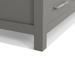 Caroline 60'' Grey Bathroom Vanity - Bathroom Vanities And Sink Consoles