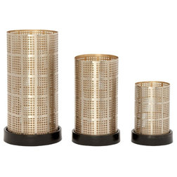 Contemporary Candleholders by Benzara, Woodland Imprts, The Urban Port