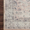 Loloi II Printed Hathaway Blush Ivory Area Rug, 7'6"x9'6"