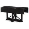 Rachael Ray Home Everyday Dining Drop Leaf Console Table, Peppercorn 7003-506