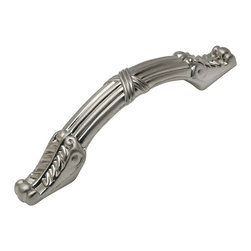 Cosmas - Cosmas 9464AS Cabinet Pull, 3" Hole Centers, Set of 5, Satin Nickel - Cabinet And Drawer Handle Pulls