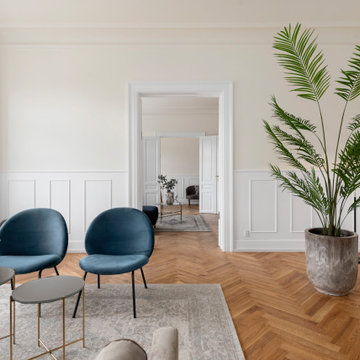 Komplet indretning af villa på Østerbro