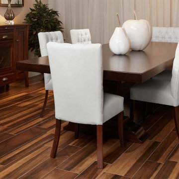 Huntsville Solid Cherry Wood Trestle Dining Table