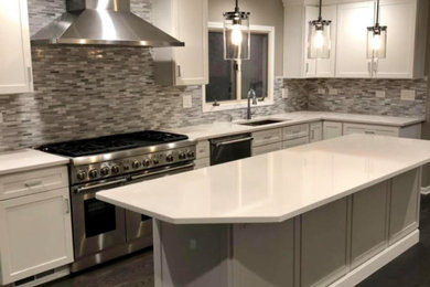 Inspiration for a modern kitchen remodel in Chicago