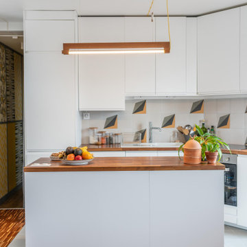 Appartement & atelier lumineux pour une créatrice de pop up