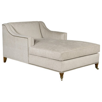 Cupid Chaise Greige Chenille