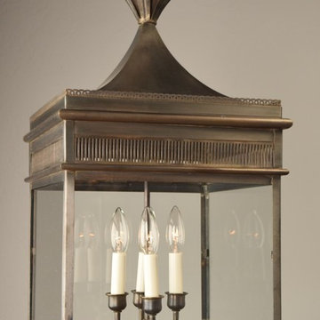 Custom Outdoor Lanterns for Coronado Beach House