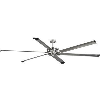 Huff 96" Indoor Ceiling Fan, Brushed Nickel