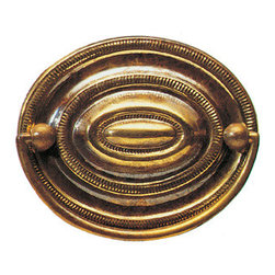 Oval Plate Handles - Cabinet And Drawer Handle Pulls