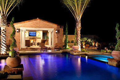 Elegant pool photo in Orange County