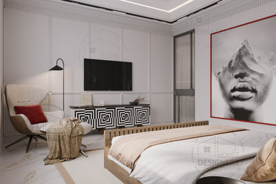 Bedroom - modern bedroom idea in Delhi