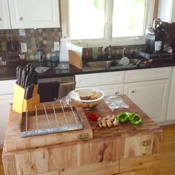Butcher Block End Grain Kitchen Island