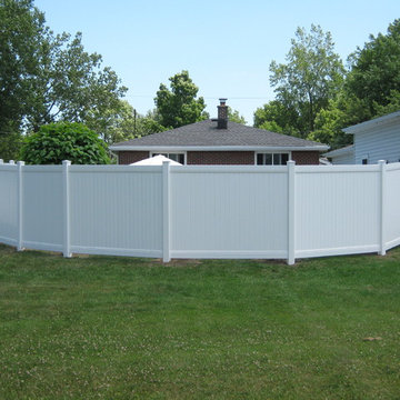 Different Style PVC Fence Panel