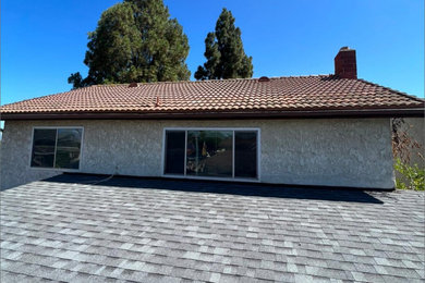 Tile reset and Shingle roof installation in Rancho Palos Verdes, California
