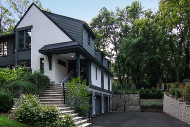 Contemporary exterior home idea in Nashville