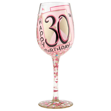 "30th Birthday" Wine Glass