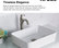 Riviera Single Handle 1-Hole Vessel Bathroom Faucet, Satin Nickel