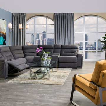 Kim Power Motion Sofa & Isa Accent Chair