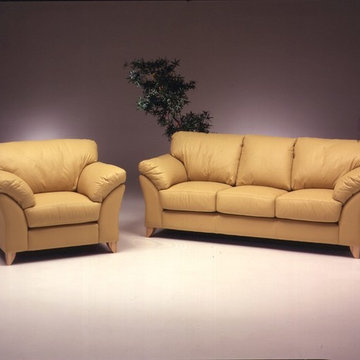 Leather Sofas & Leather Living Room Furniture Sets