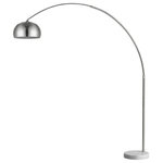 Acclaim Lighting - Acclaim Lighting TFA8005 Mid - One Light Arc Floor Lamp - White Marble Base.