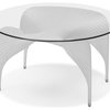 Rivage Round Dining Table, White