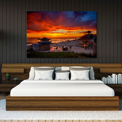 Aaron Chang Fine Art: Bedroom - Moonlight Sunset - Fine Art Prints