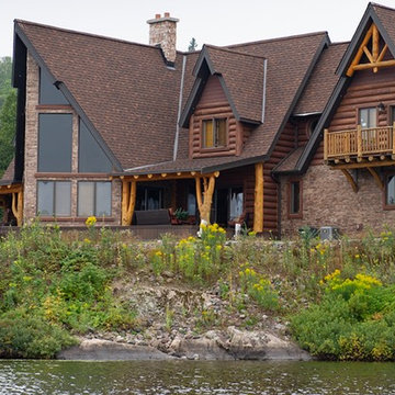 Concrete Log Siding Homes