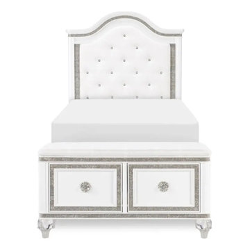 3890-4133k Legacy Classic Furniture Omg Twin Panel Bed With Storage Footboard