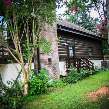Stanardsville, VA Log Cabin - Steel Log Siding