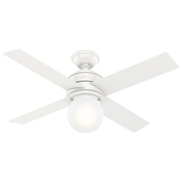 Hepburn 1 Light 44" Indoor Ceiling Fan, Matte White