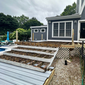 Deck Transformation with Trex Foggy Wharf