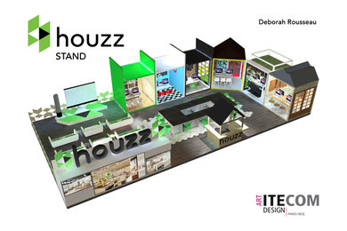 Design d’un stand - Projet ITECOM PARIS 2017 en partenariat avec Houzz