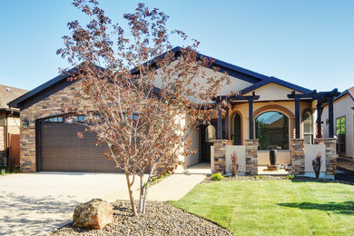 Traditional exterior home idea in Boise