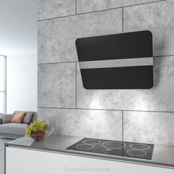 34&Prime; Folio Black Wall Range Hood - Range Hoods And Vents