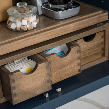 Hickory & Painted Blue