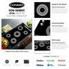 36" Electric Ceramic Glass Cooktop, Black With 5 Surface Burners